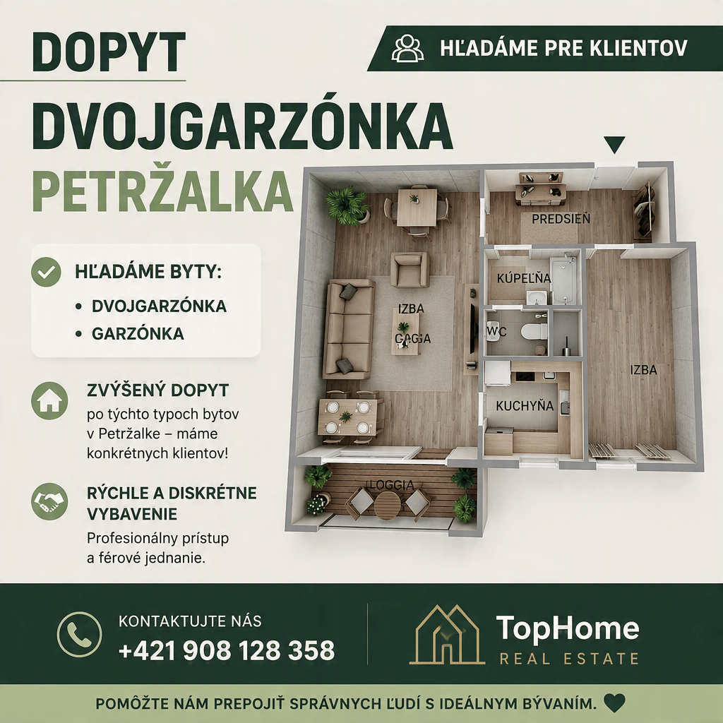 DOPYT Dvojgarsónka Petržalka