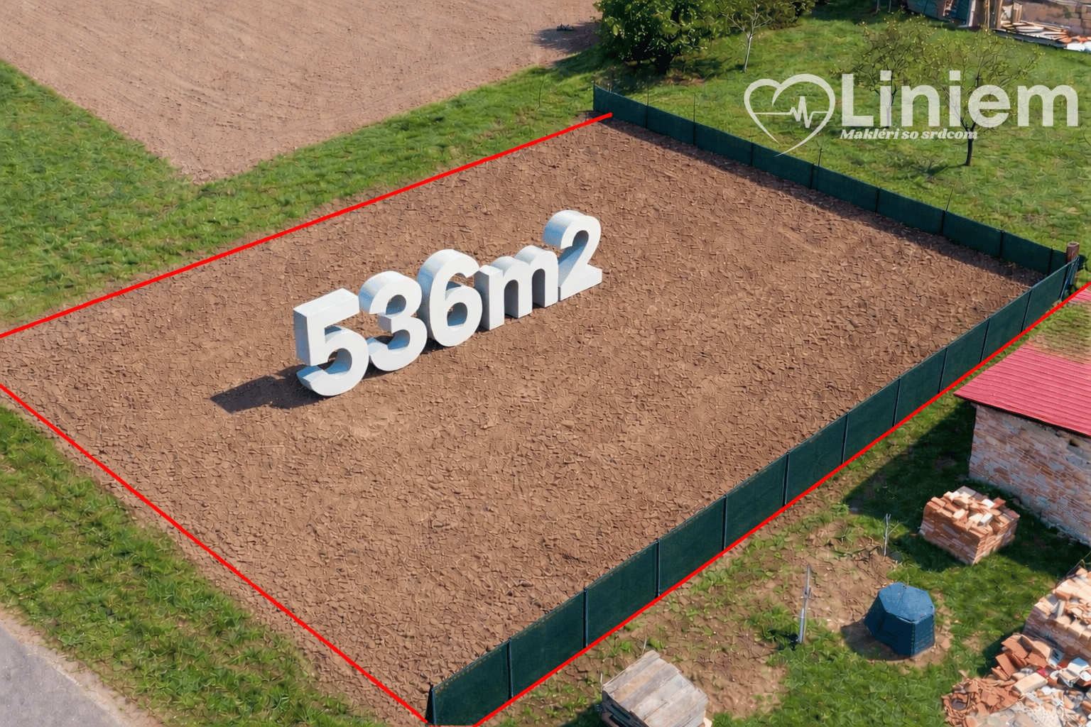🏡 Stavebný pozemok na predaj – Volkovce, okres Zlaté Moravce – 536 m²