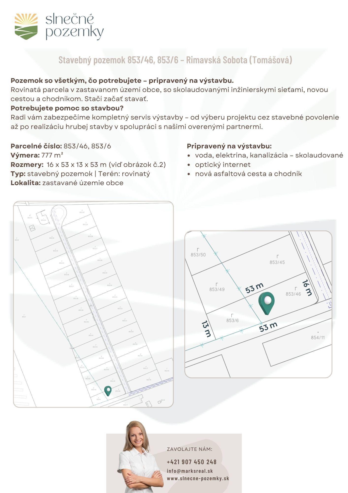 PREDANÉ | Slnečné pozemky Rimavská Sobota 777 m² (odpočet DPH)