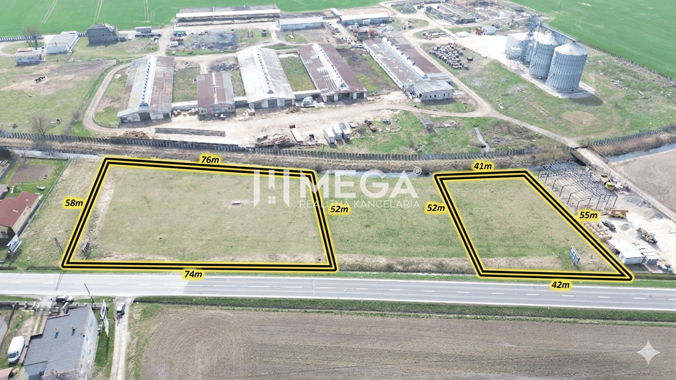 NA PREDAJ EXKLUZÍVNE: Lukratívny pozemok 6 086m2 – Hriadky (okres TV) – Hlavný ťah MI-KE