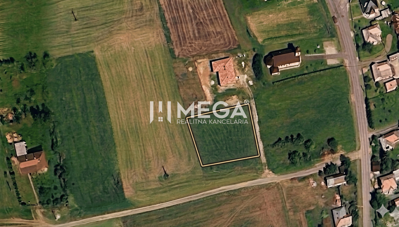 NA PREDAJ: Priestranný pozemok 2126 m² obec Víťazovce – ideálny na výstavbu rodinného domu