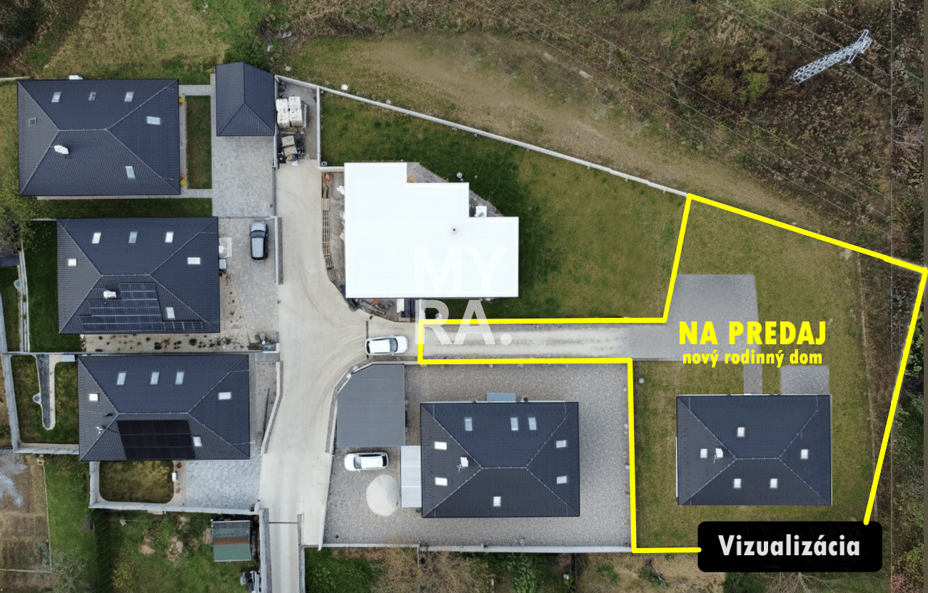 Novostavba 4-izbového bungalovu – ul. Kvetná, Prešov