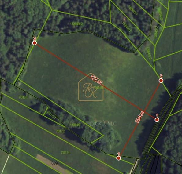 EXKLUZÍVNE - Malá Lehota, rozľahlý pozemok na samote - 16157m2