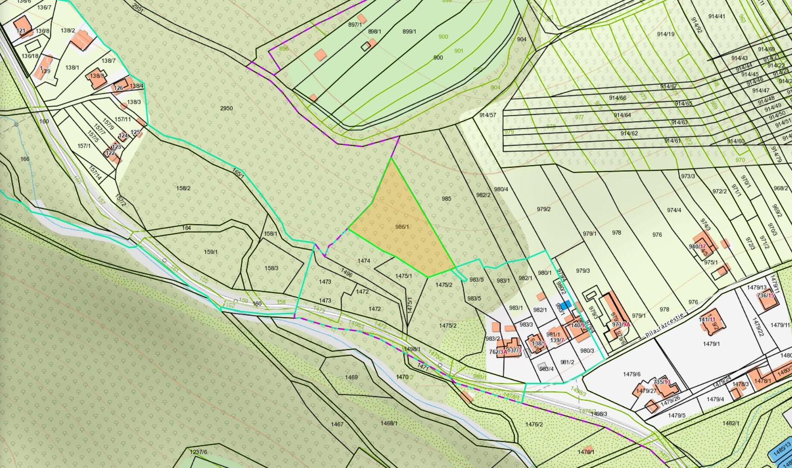 Pozemok 3.135 m2 - Častá