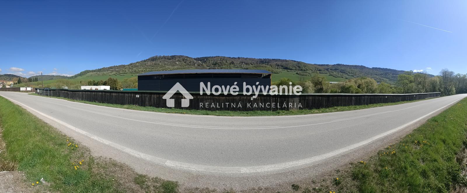 Pozemok s halou pri hlavnej ceste - ideálne na podnikanie