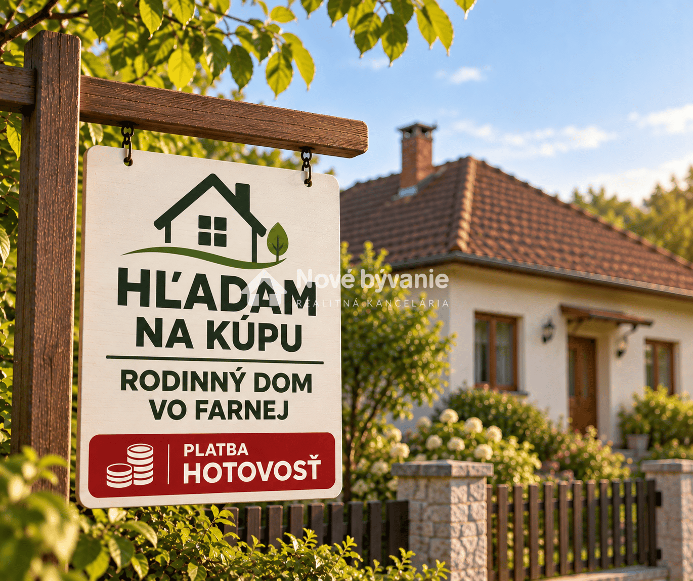 Hľadám rodinný dom na predaj v obci Farná