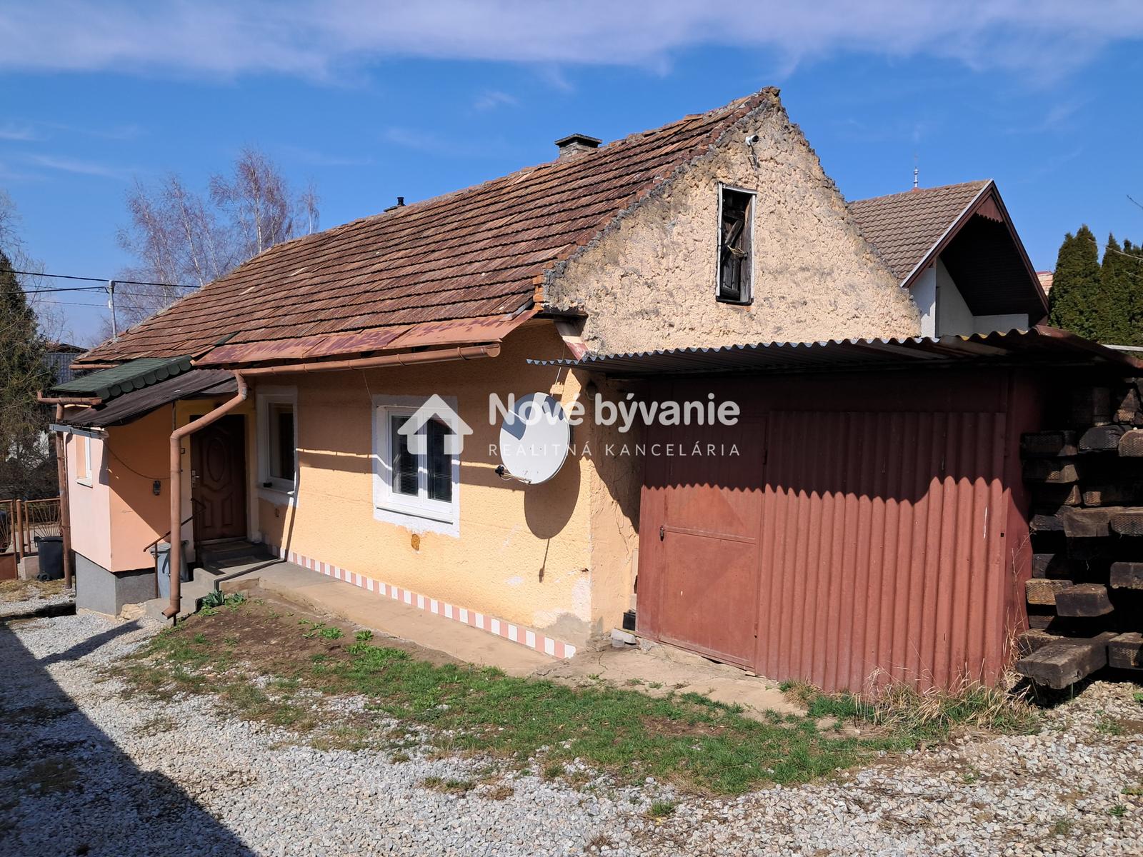 Predaj 2-izbového rodinného domu s pozemkom, obec Arnutovce – fotka 2