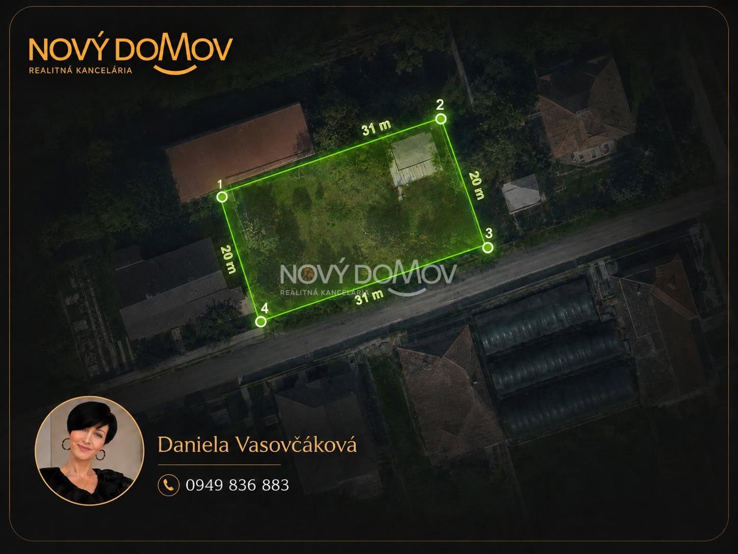 PREDAJ | STAVEBNÝ POZEMOK S GARÁŽOU | KOŠÚTY – 668 m²