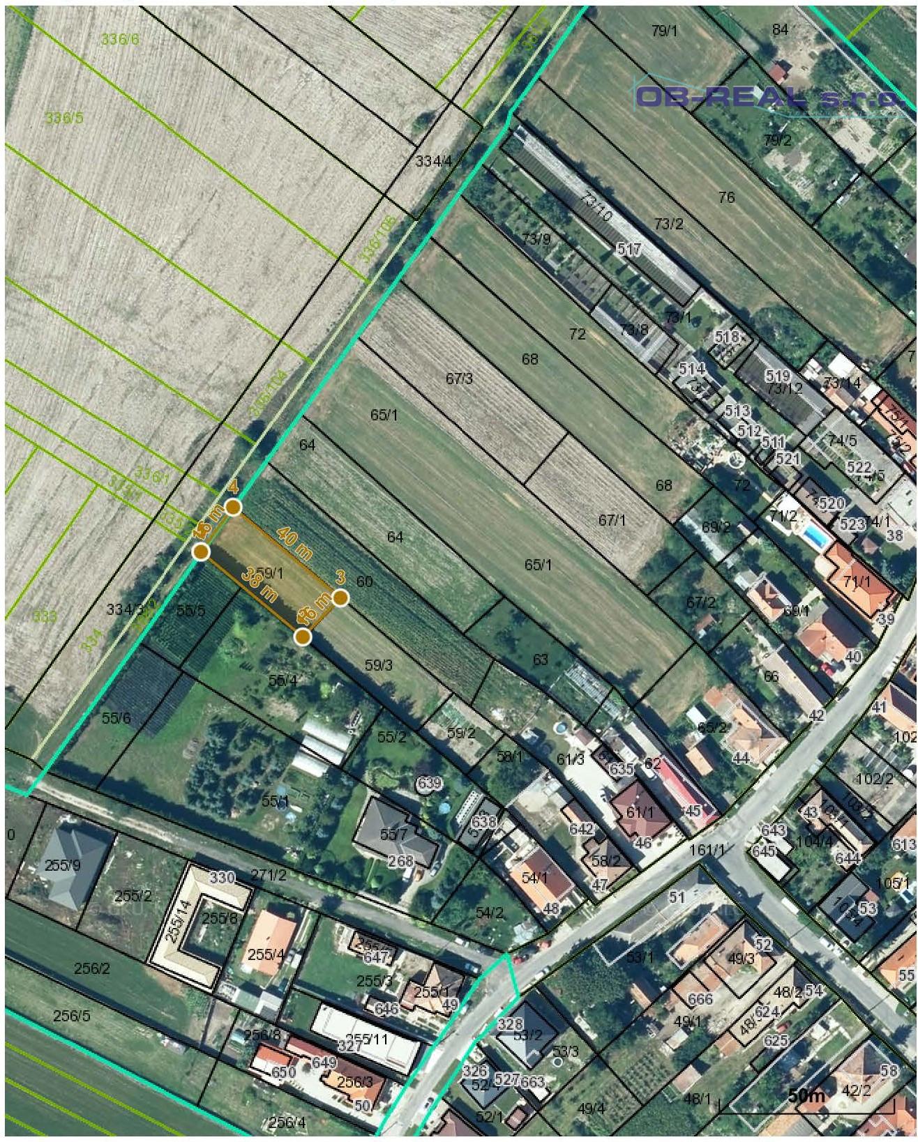 Povoda, časť Lidér Tejed - predaj záhrady 636m2 – fotka 2