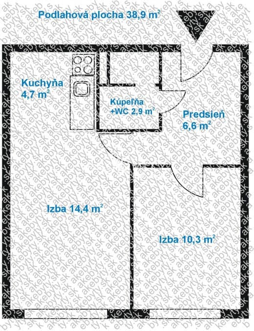 REZERVOVANÉ! 1,5 izbový byt Košice - Sever