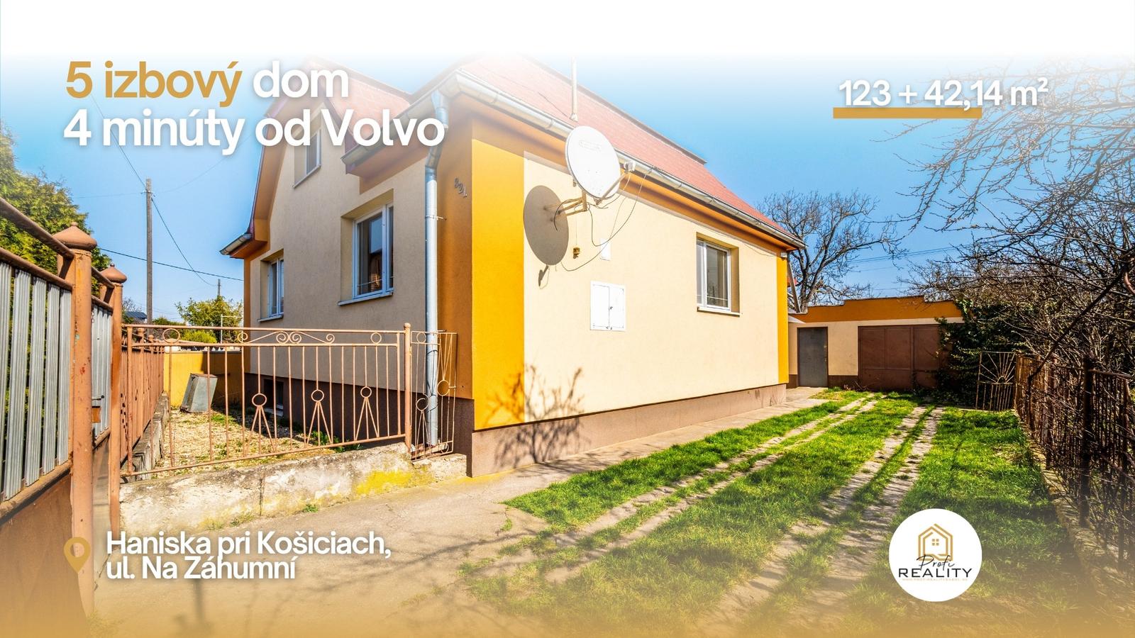NOVÁ CENA | RD HANISKA | 4 MIN OD VOLVO | DOM S BUDÚCNOSŤOU, KTORÚ CÍTITE