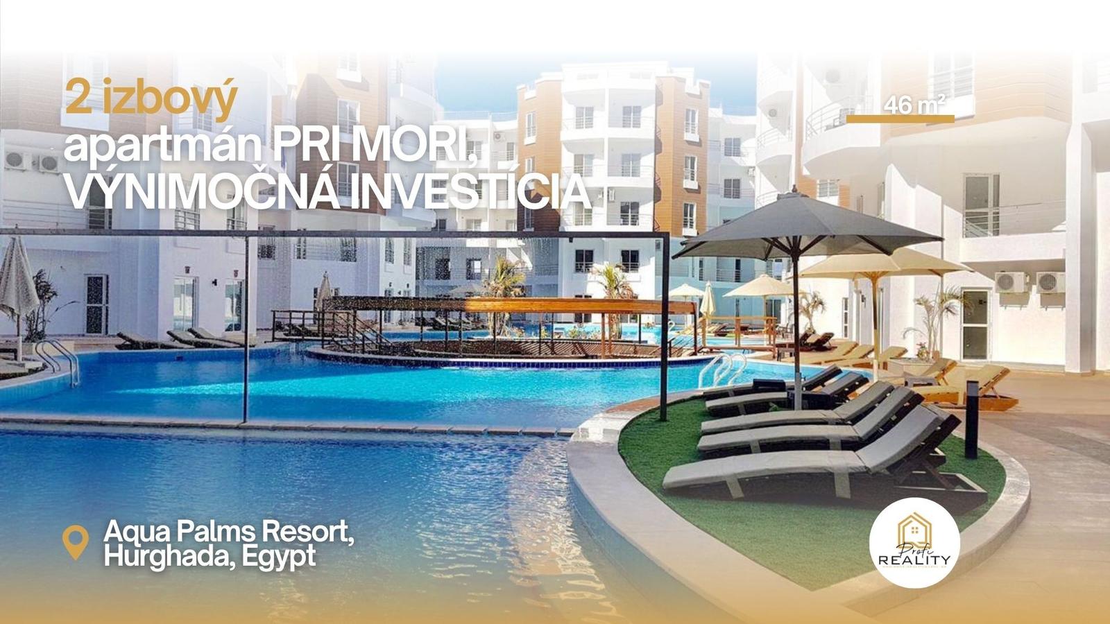 Štýlový apartmán v Aqua Palms Resort v Egypte - ZNÍŽENÁ CENA!