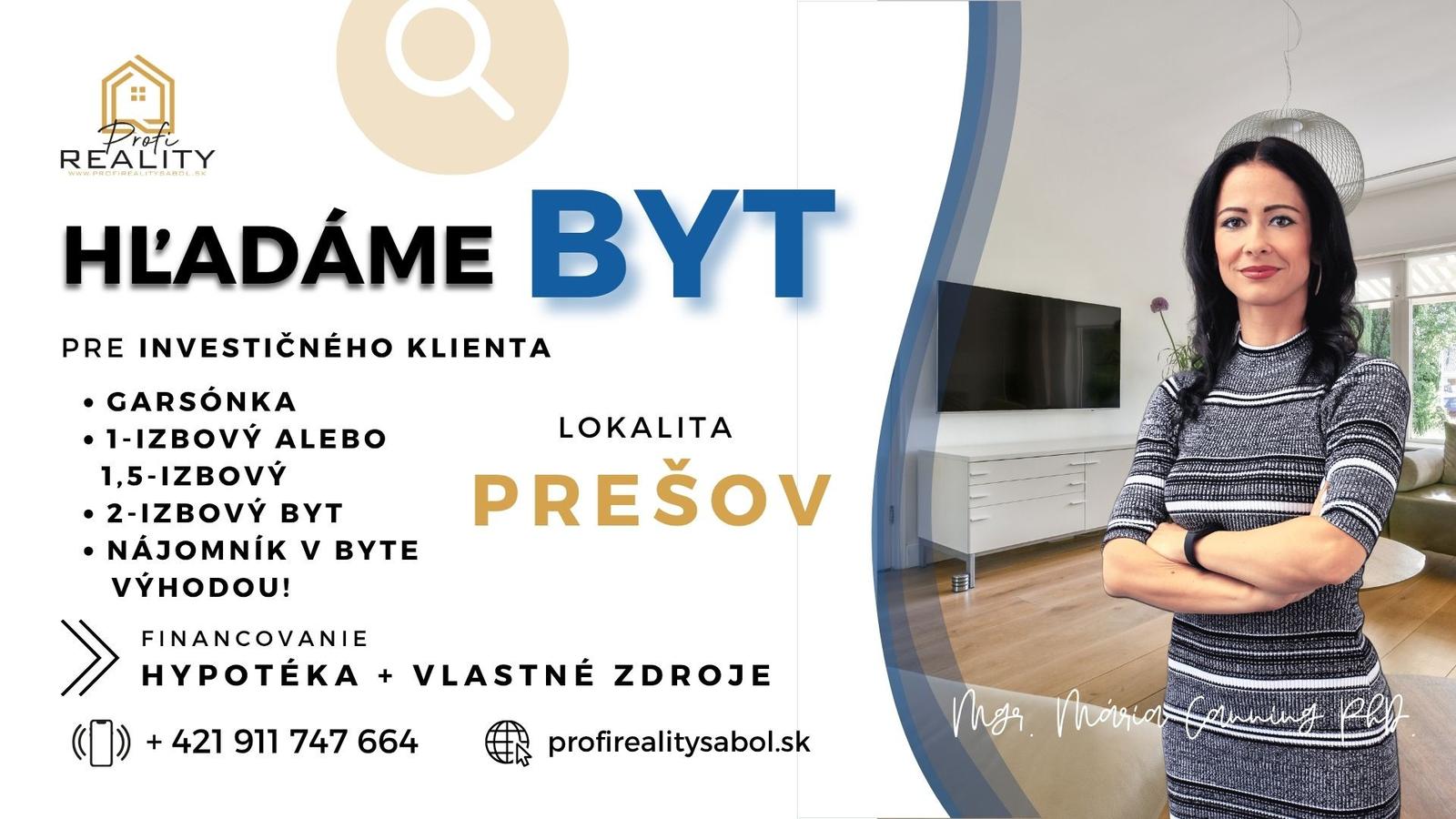 Hľadáme investičný byt v Prešove - byt nájdený! – fotka 2