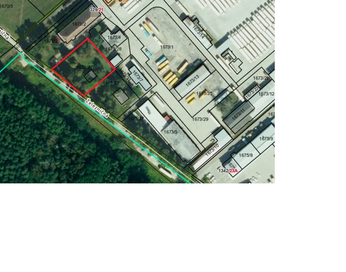 Stavebny pozemok v priemyselnej zone areal Ariva