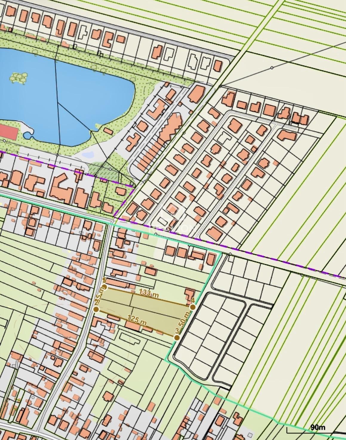 PREDAJ: stavebný pozemok 5 449 m² v Reci – Ideálny pre developera (4 RD)