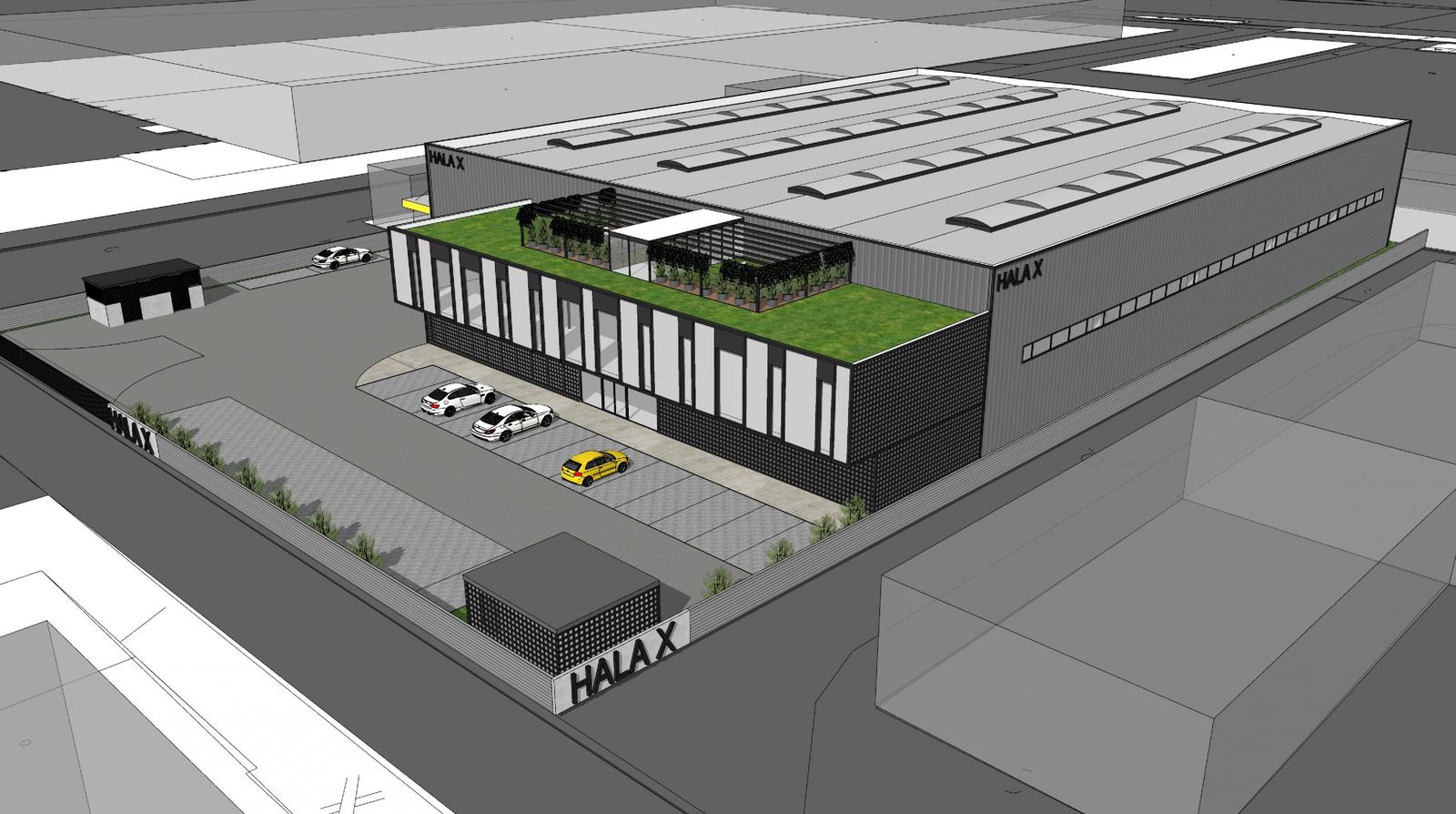 Výrobno-skladová hala na prenájom – BTS projekt Považská Bystrica.