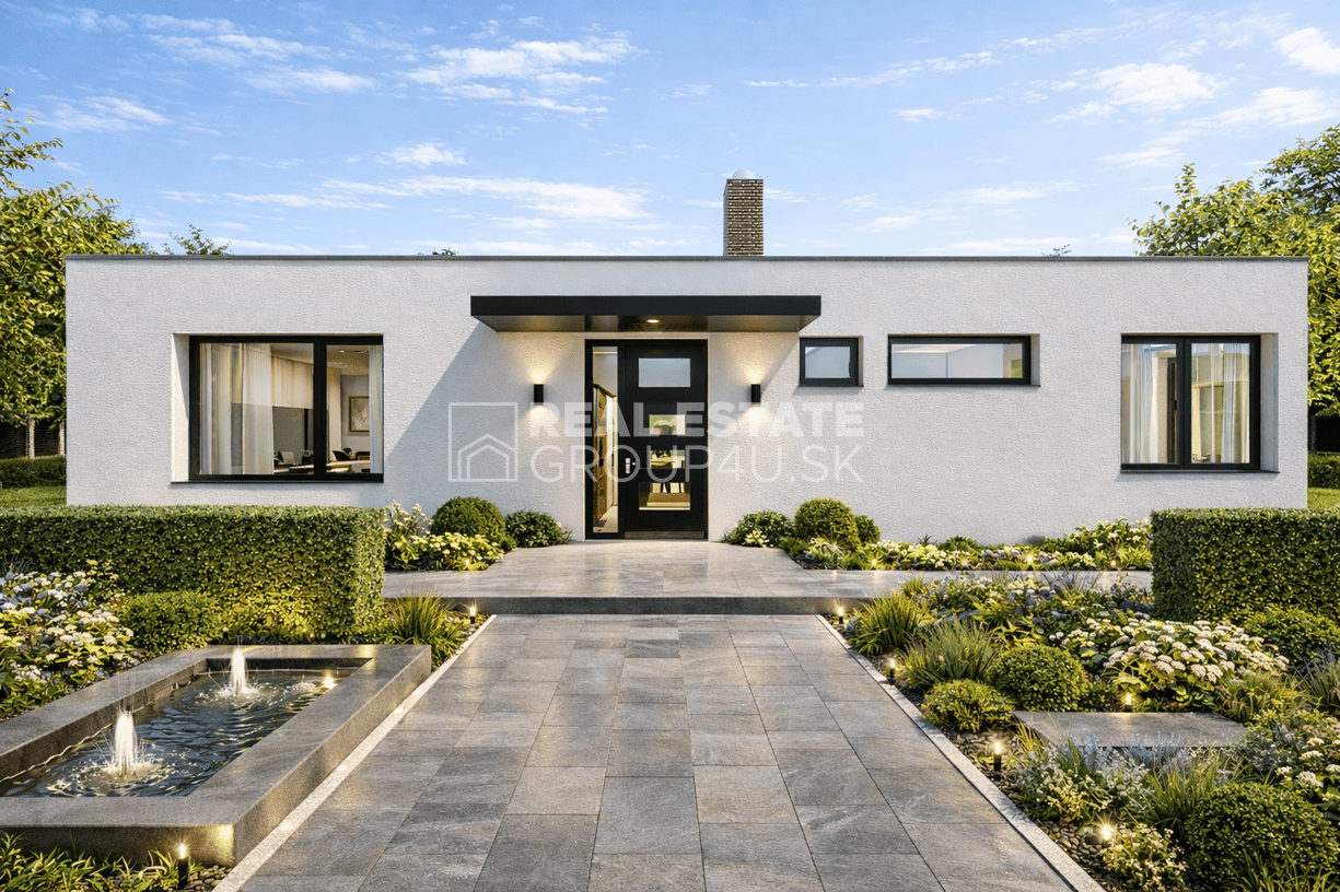 MODERNÝ 4 IZBOVÝ BUNGALOV - Čistý dizajn, maximálny relax