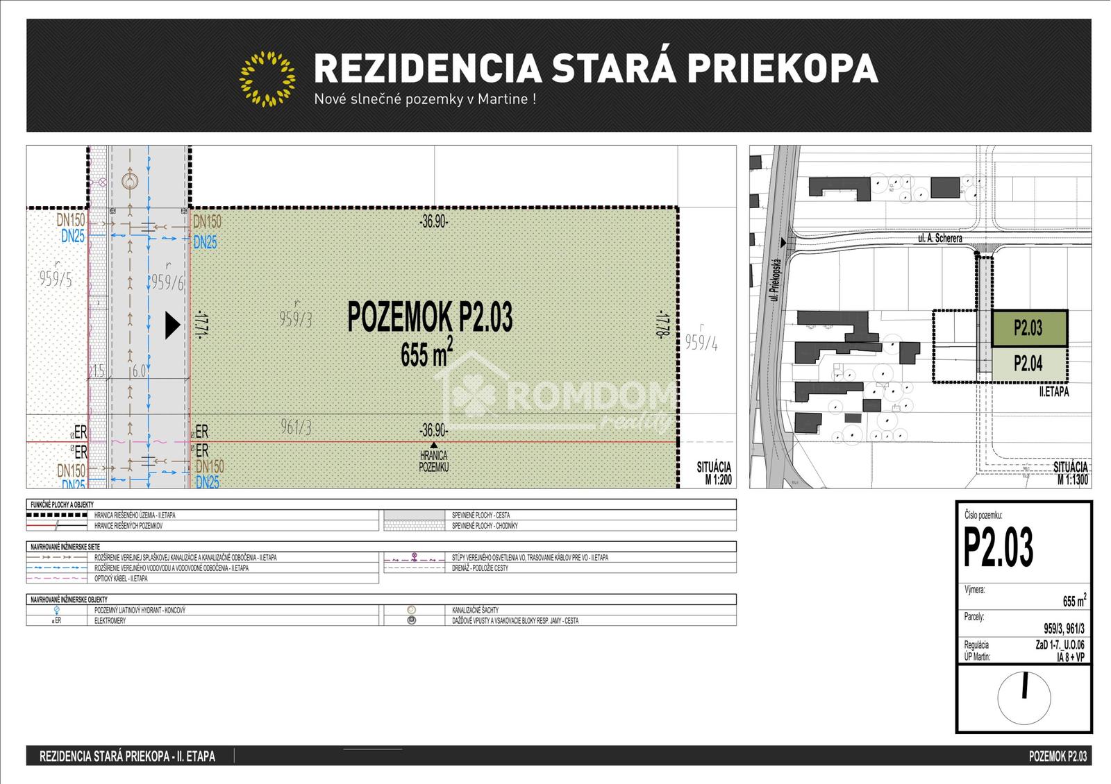Stavebné pozemky Rezidencia Stará Priekopa, Martin-Priekopa – fotka 2