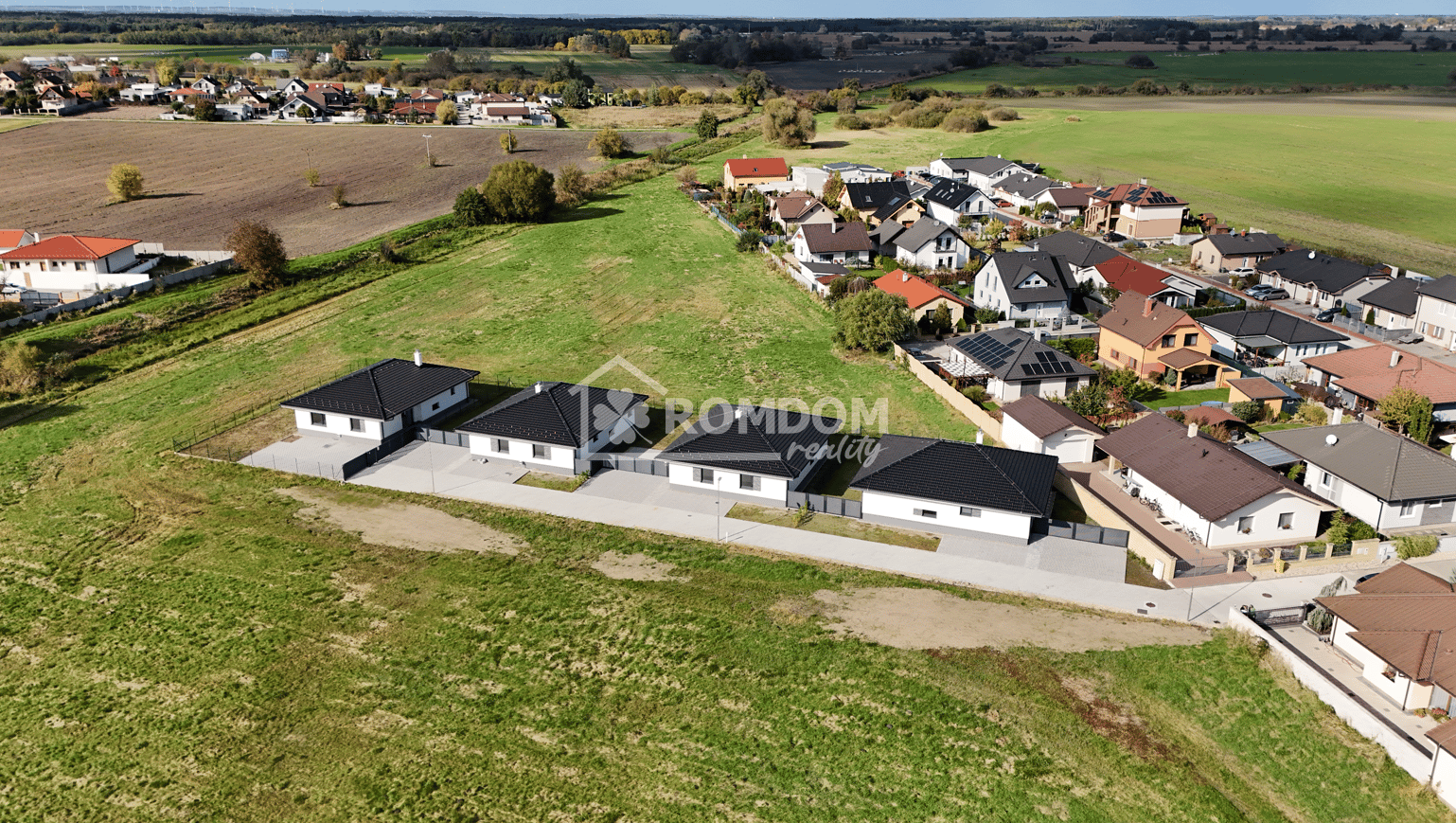 Predaj rodinných domov Láb (Malacky) ZDARMA! 3D vizuál záhrady