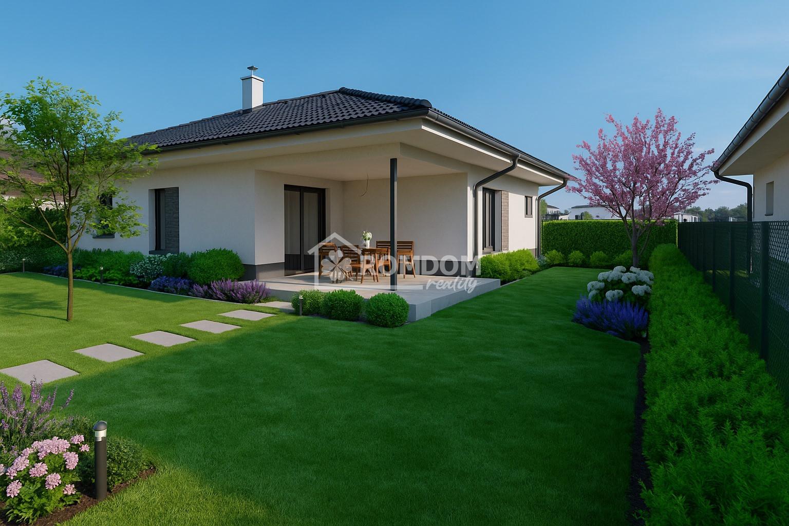NOVÁ CENA! PREDAJ 4-izb. bungalov (dom 4), Láb, okr. Malacky