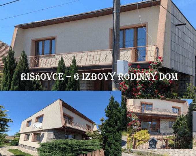 PREDANE  exkluzívny predaj zariadený 6 izbový rodinný dom, pozemok 1270 m2, Rišňovce
