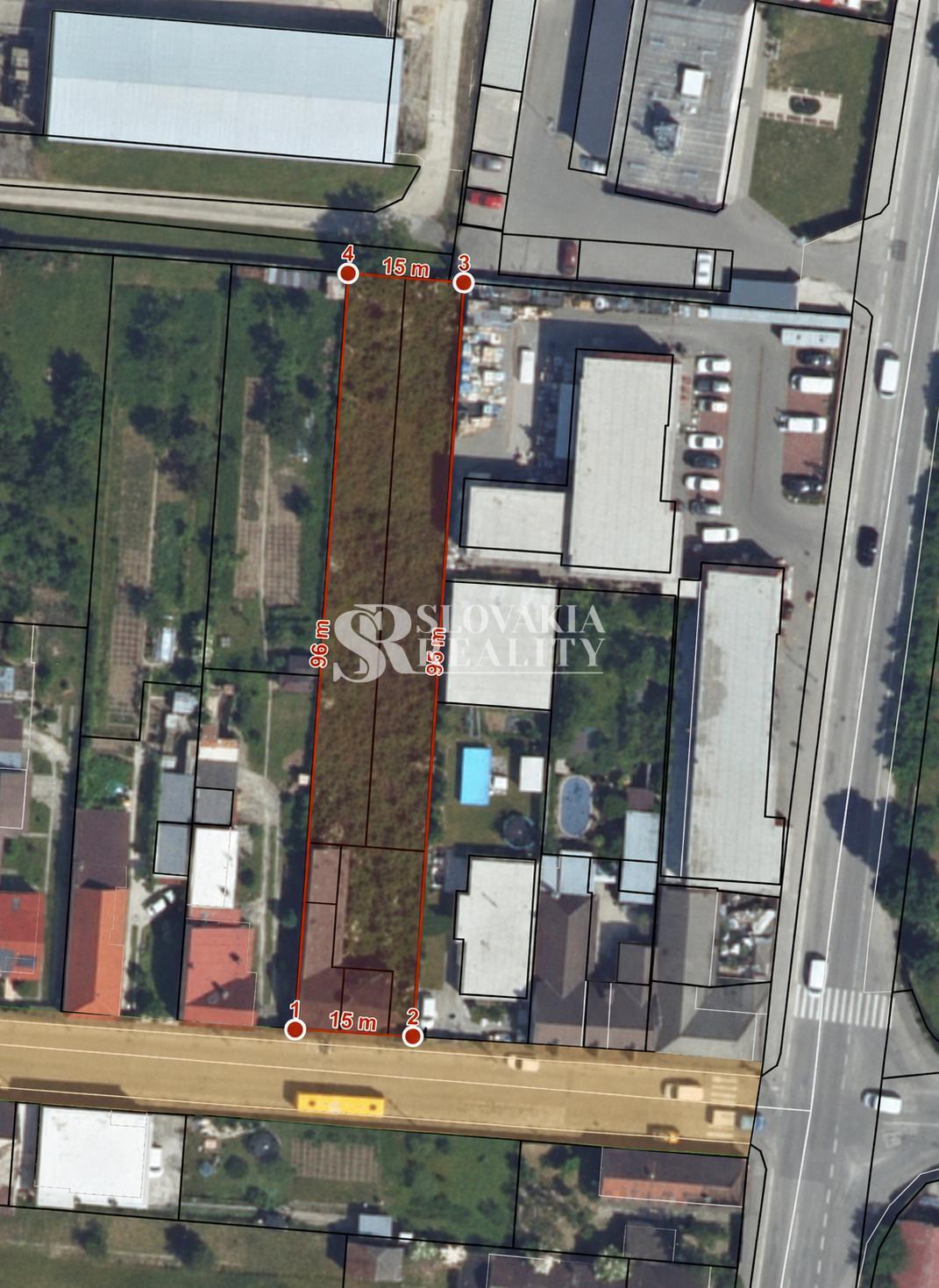 STAVEBNÝ POZEMOK - 1400 m², všetky IS na pozemku – fotka 2