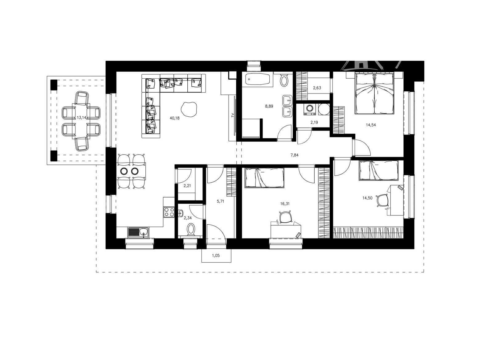 NA PREDAJ – Moderný 4-izbový rodinný dom v štádiu výstavby – fotka 2
