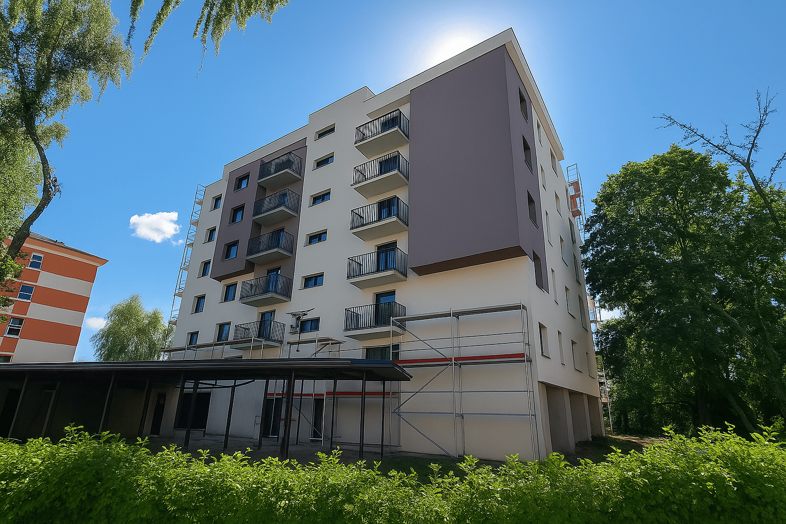 SKOLAUDOVANÉ - Nový 2 izb. byt v centre na okraji pešej zóny na ul. Popradskej brigády, Poprad