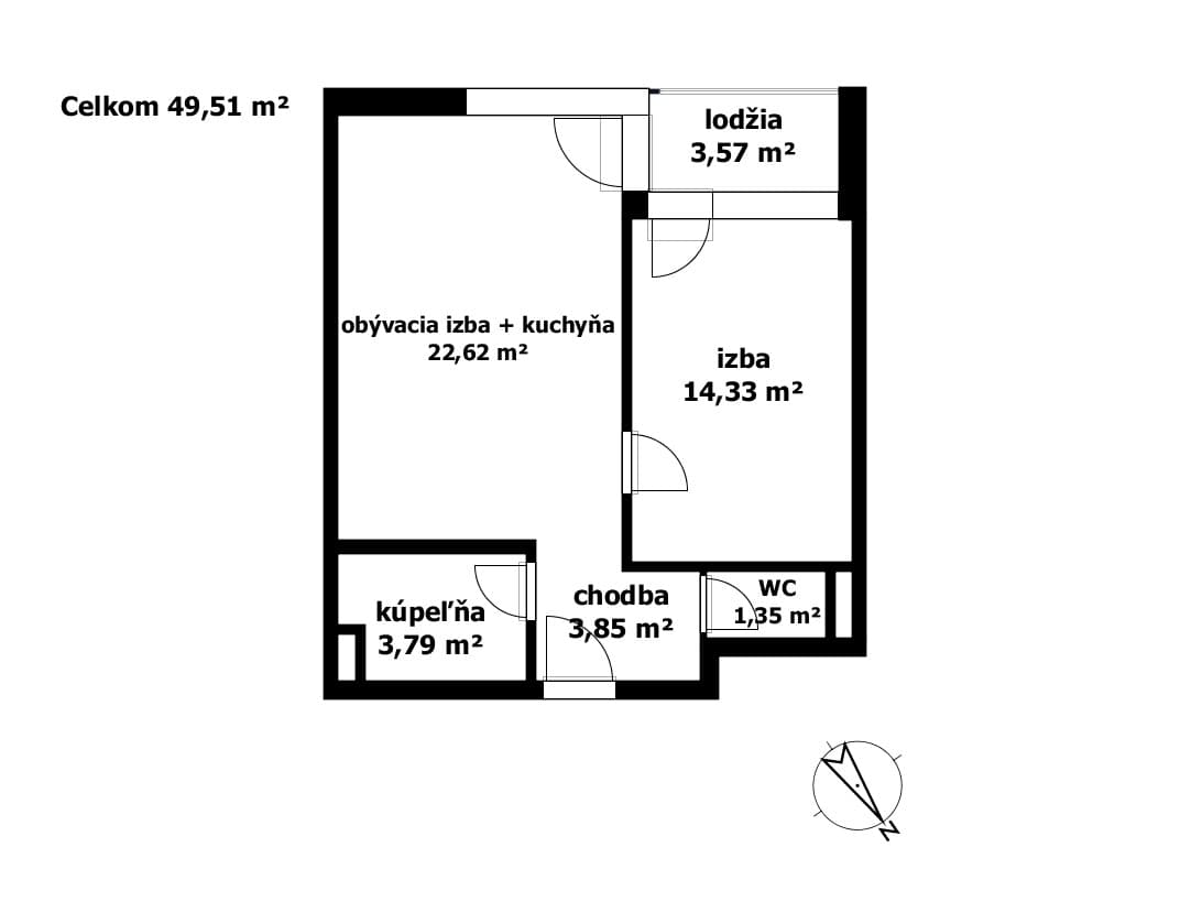 NOVOSTAVBA 2 izbový byt v perfektnej lokalite blízko centra mesta.