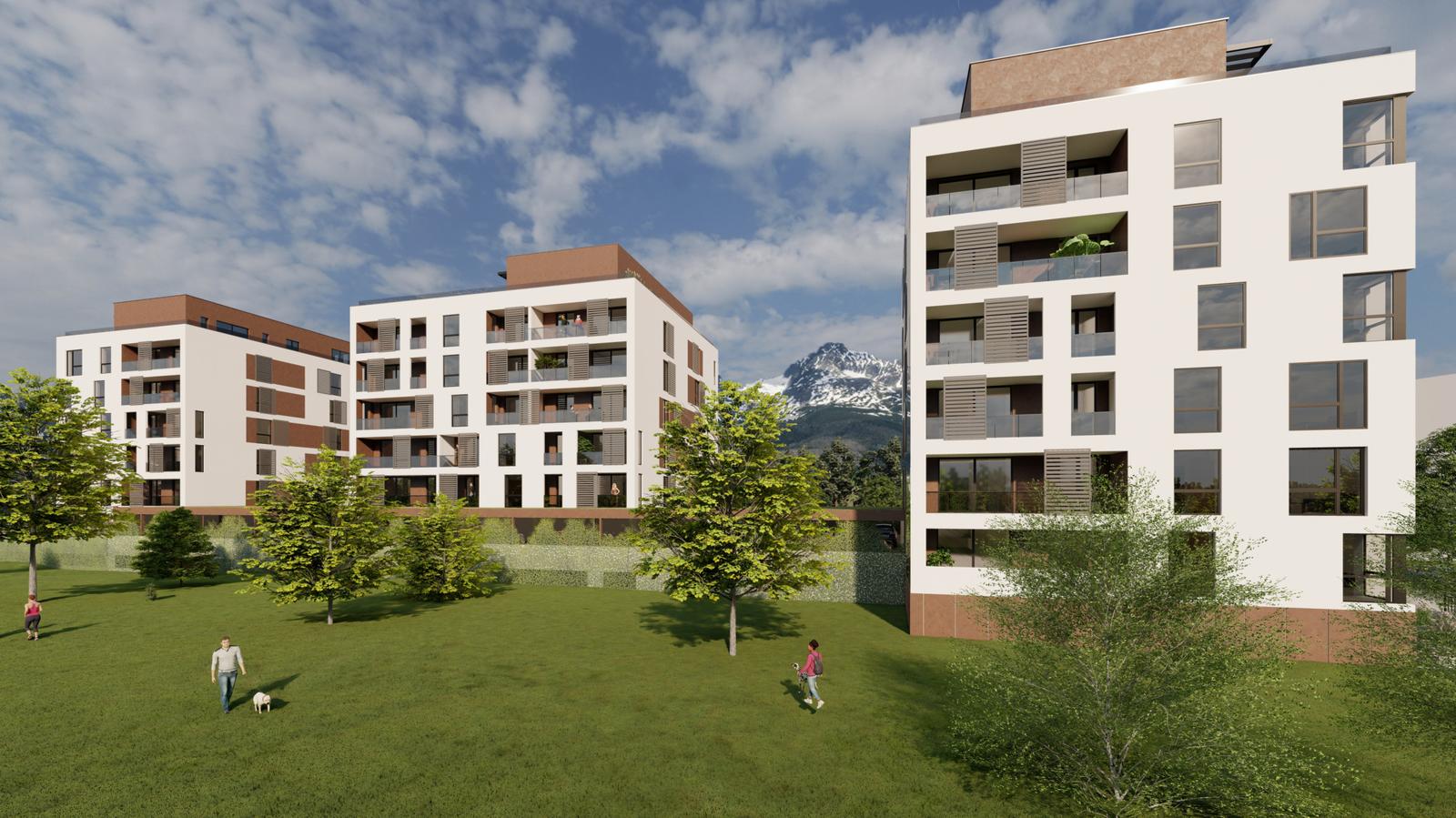 2 izbový byt Poprad | Bell Residence | Vyberte si nový byt pod Tatrami