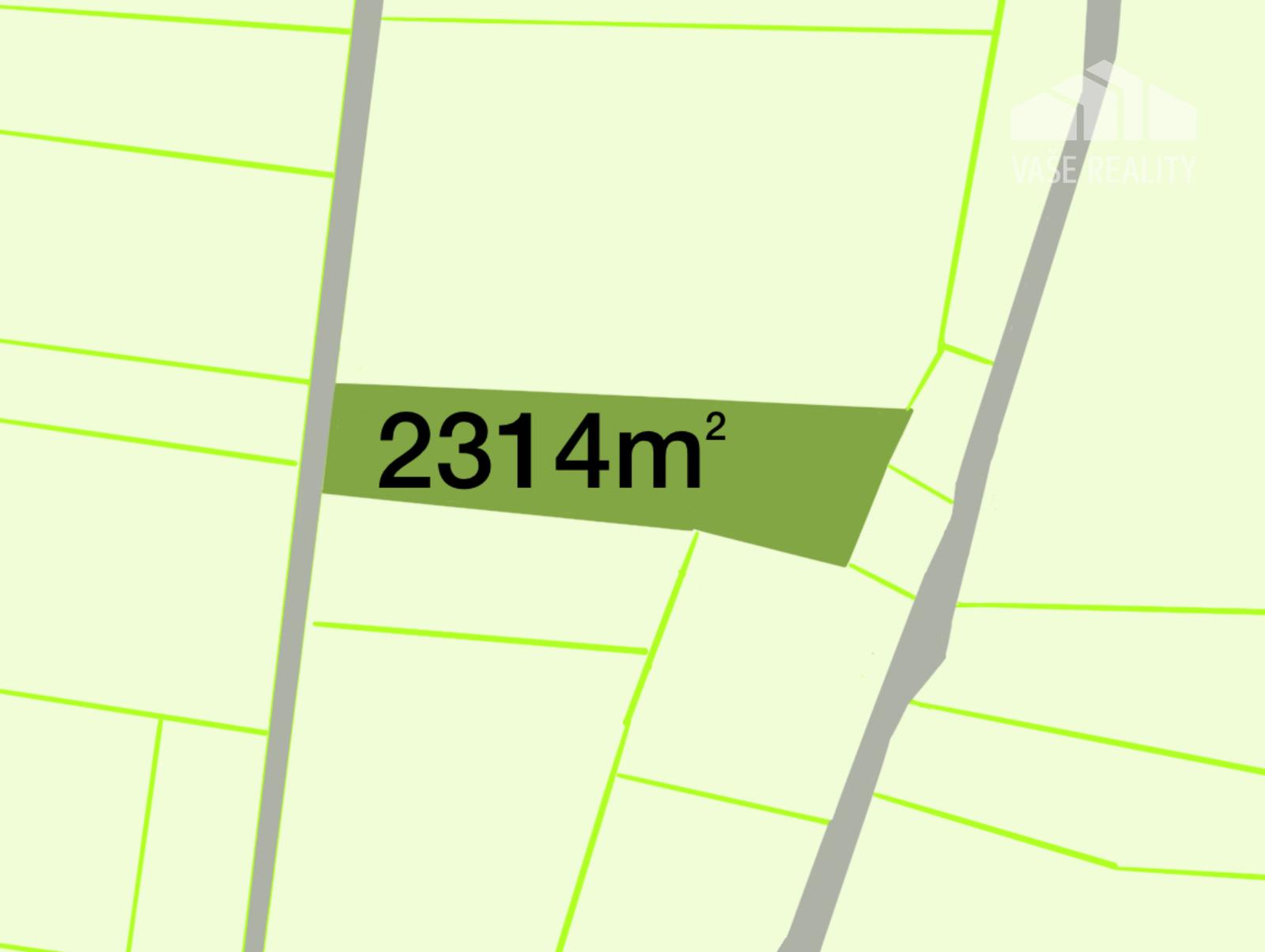 Na predaj Stavebný Pozemok Pravenec, 2314 m2
