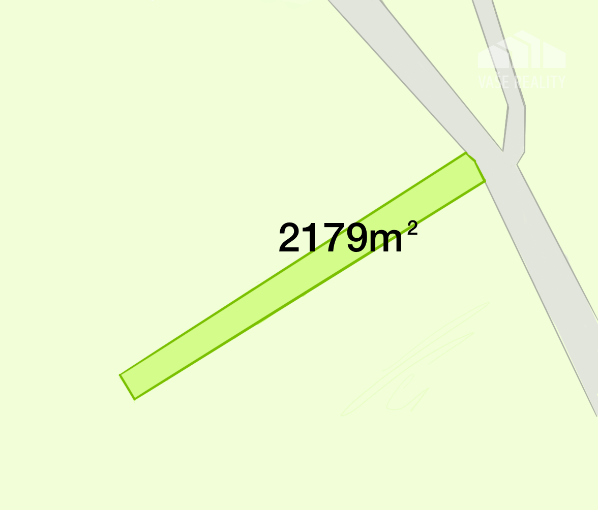 Predám Stavebný pozemok Horná Poruba, 2179 m2, šírka 13 metrov