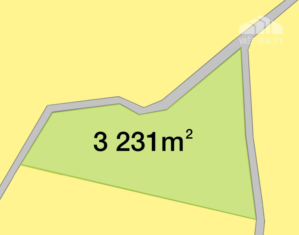 Na predaj Stavebný pozemok Čavoj, okr. Prievidza, 3231 m2