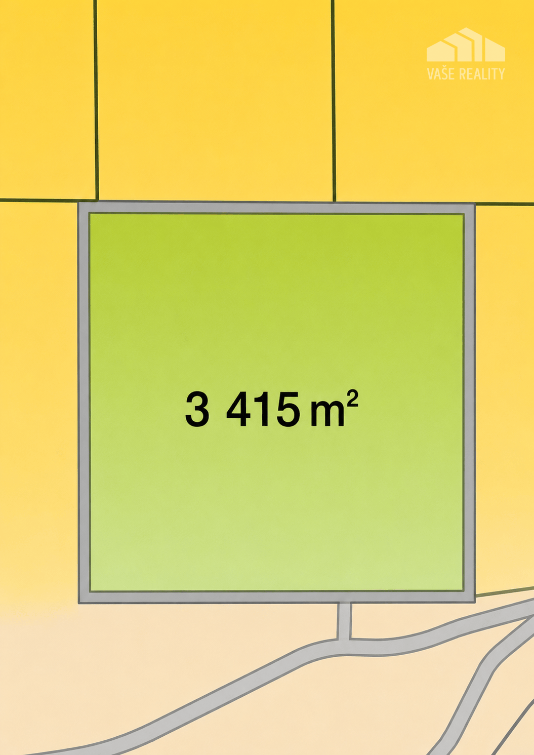 Predám Pozemok Papradno - Investičná príležitosť, 3415 m2