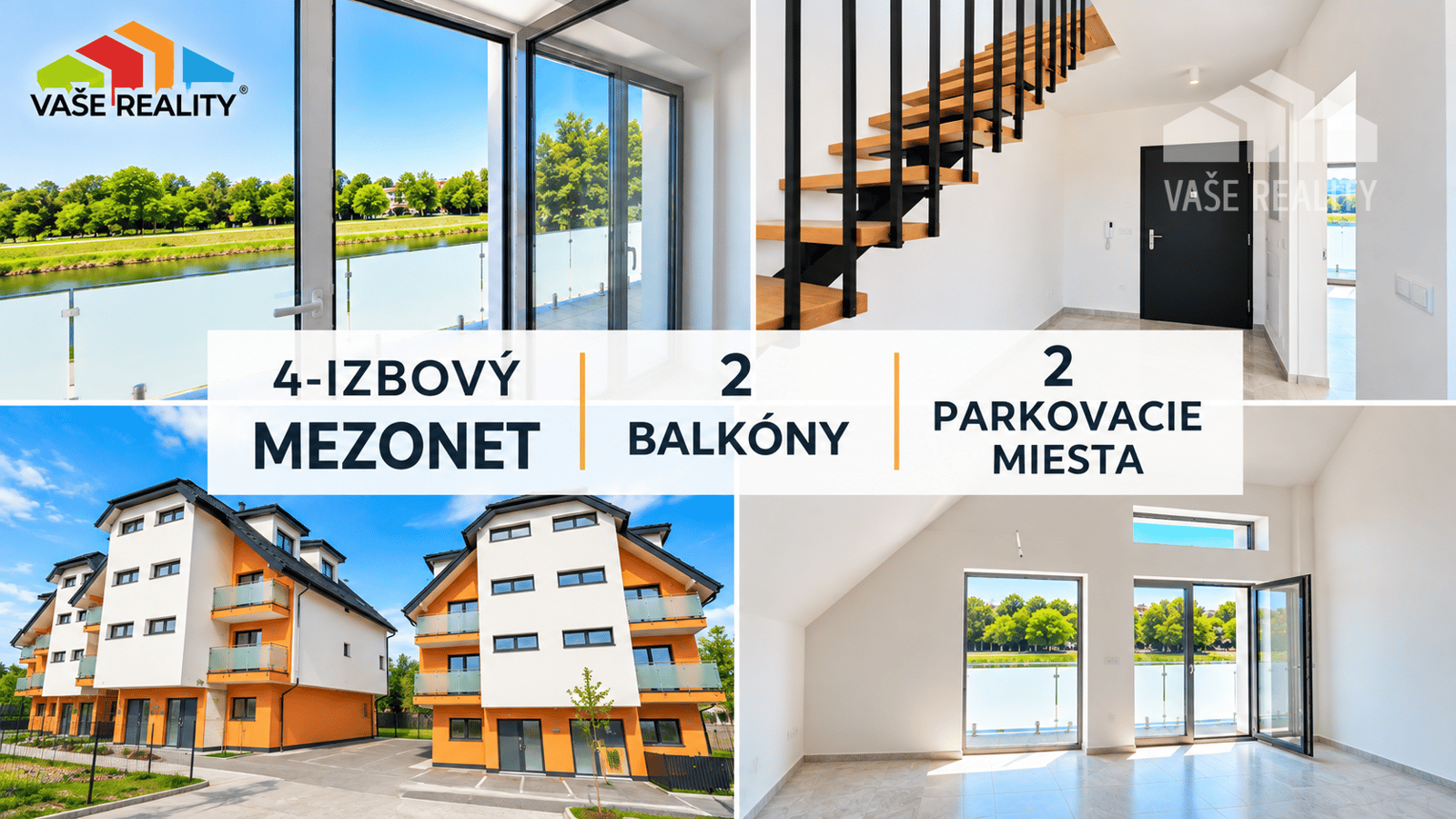 VÝNIMOČNÝ 4-IZBOVÝ MEZONET PRI PIEŠŤANOCH – 2 BALKÓNY + 2 PARKOVACIE MIESTA /VIDEO/