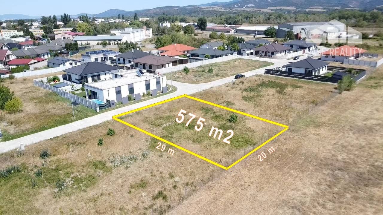 Stavebný pozemok 575 m2, Horná Streda