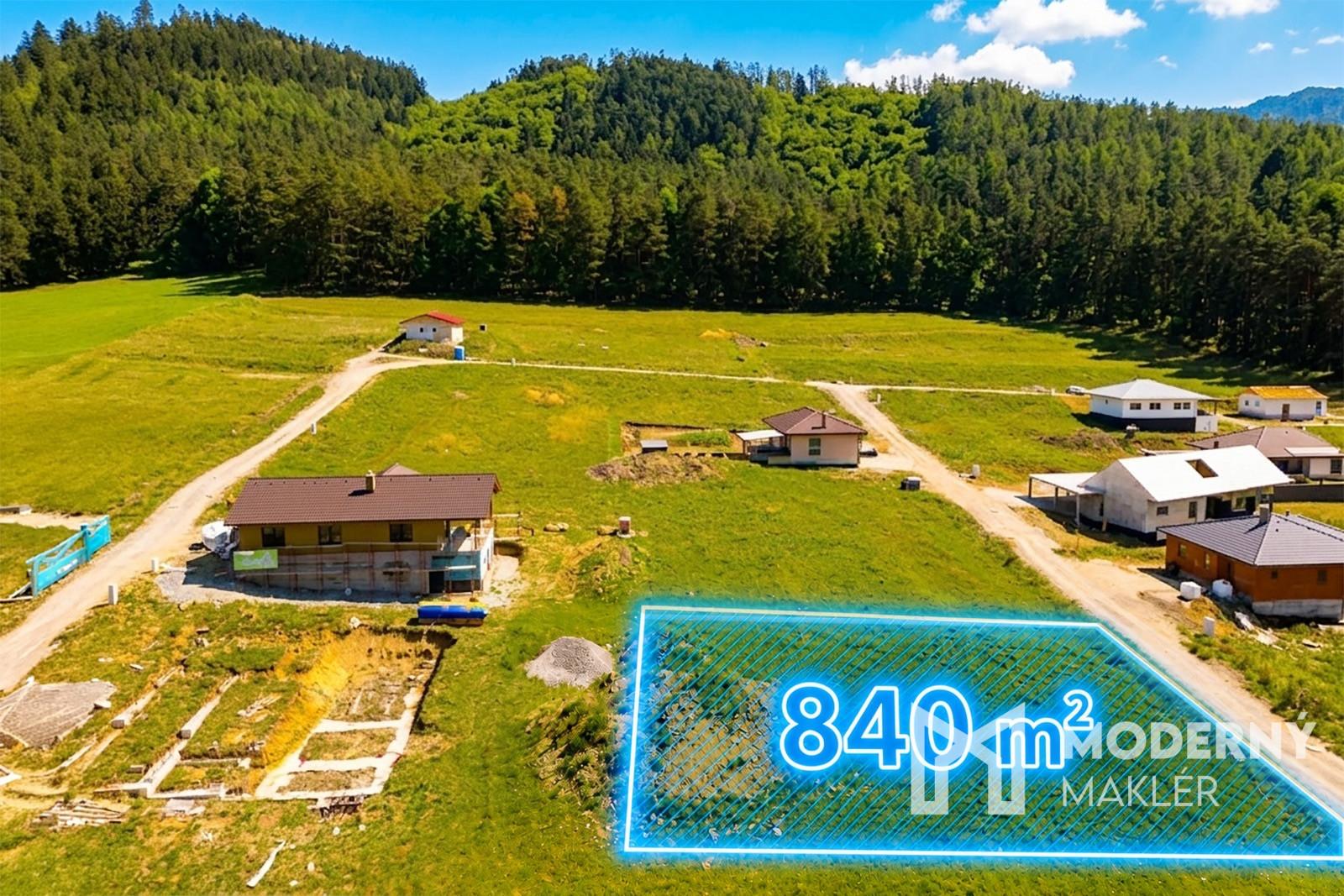 Pozemok na predaj s výhľadom na prírodu v lokalite Necpaly – fotka 2