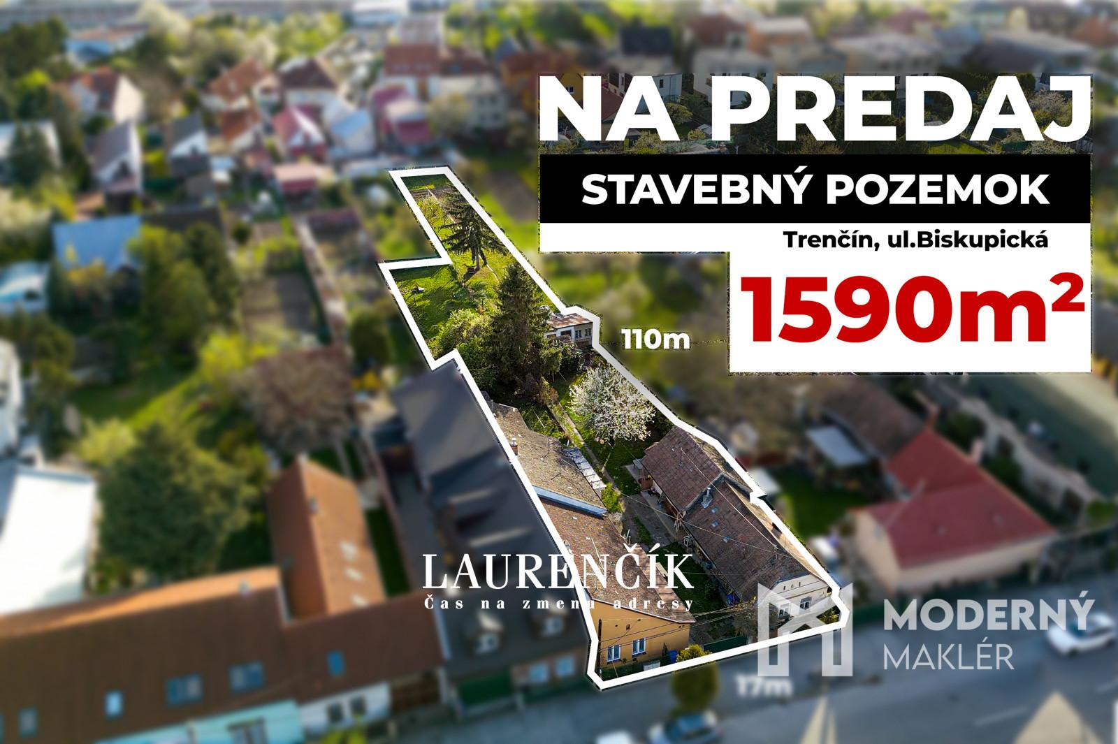 NA PREDAJ | INVESTIČNÝ STAVEBNÝ POZEMOK | TRENČÍN - BISKUPICE