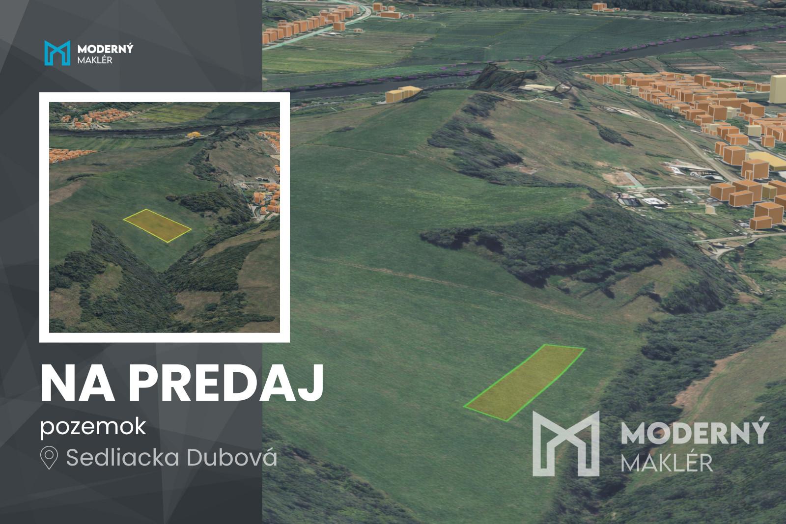 Na predaj pozemok na rekreačné využitie, Sedliacka Dubová