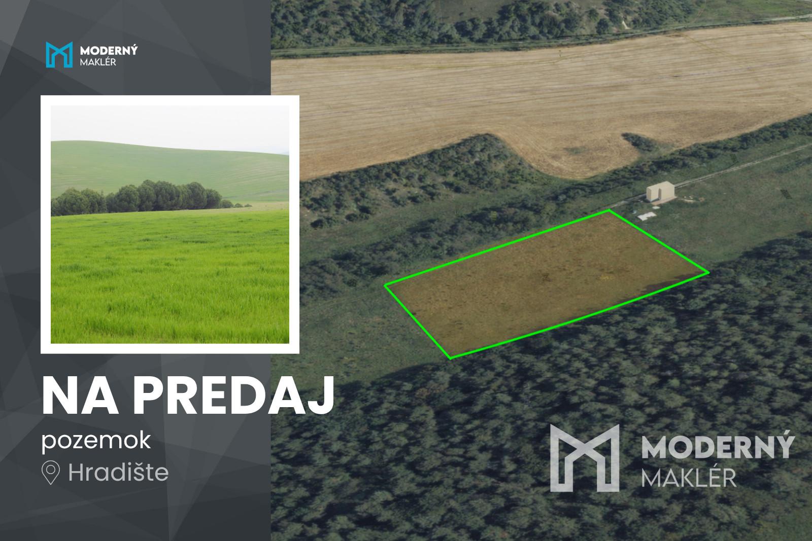 Na predaj investičný pozemok so súkromným vstupom v Hradišti