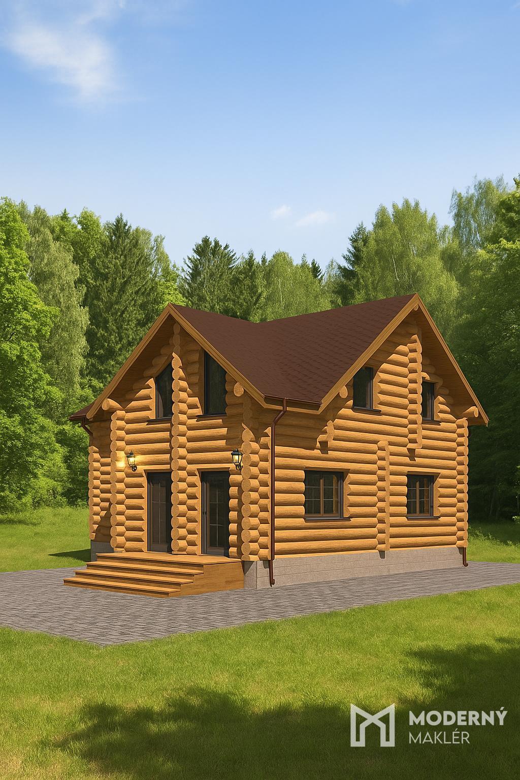 Na predaj zrubový dom s realizáciou výstavby priamo na vašom pozemku – fotka 2