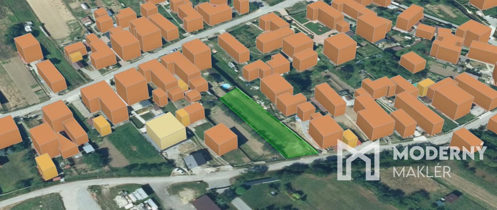 Na predaj stavebný pozemok v Jablonovom