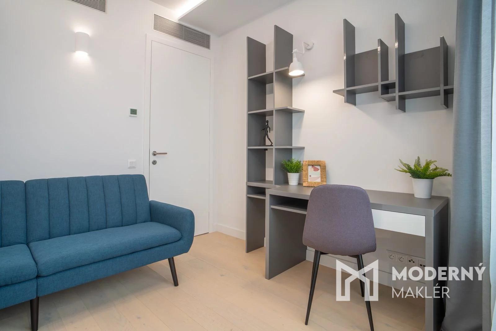 Na prenájom štýlový 3-izbový byt v SKYPARK RESIDENCE s panoramatickým výhľadom – fotka 2