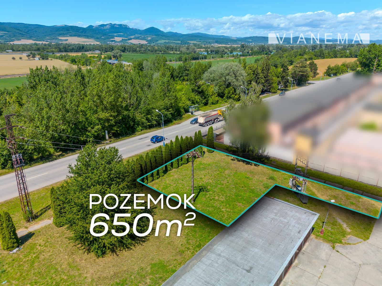 Komerčný stavebný pozemok 650 m² | Dubnica nad Váhom