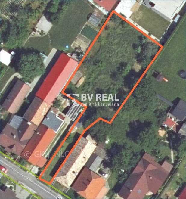 BV REAL Na predaj pozemok na výstavbu RD Bystričany FM2398