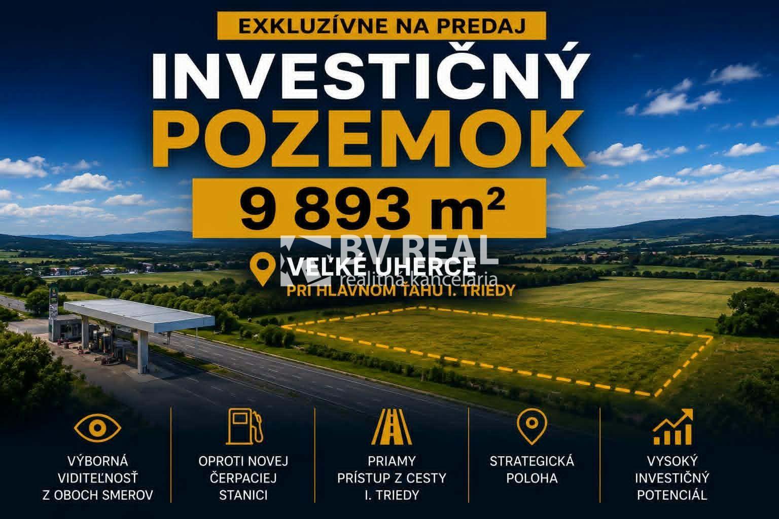 BV REAL Na predaj investičný pozemok obec Veľké Uherce FM2499