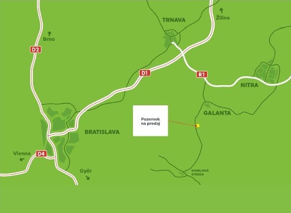 CASMAR RK – Na predaj pozemok s právoplatným ÚR na výstavbu priemyselného objekt – fotka 2