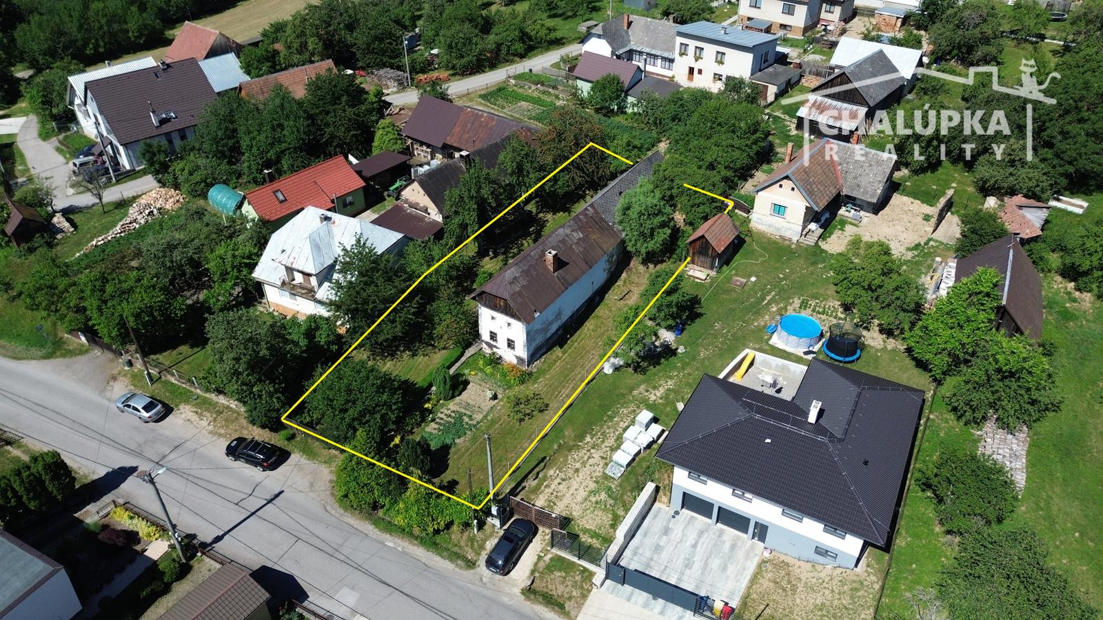 Chalupa v Hornej Súči časť Dúbrava s 887 m2 pozemkom