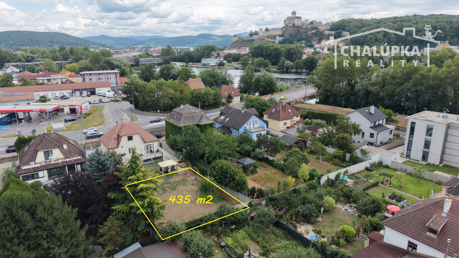 NA PRENÁJOM: Pozemok 435 m2, ul. Bratislavská Trenčín