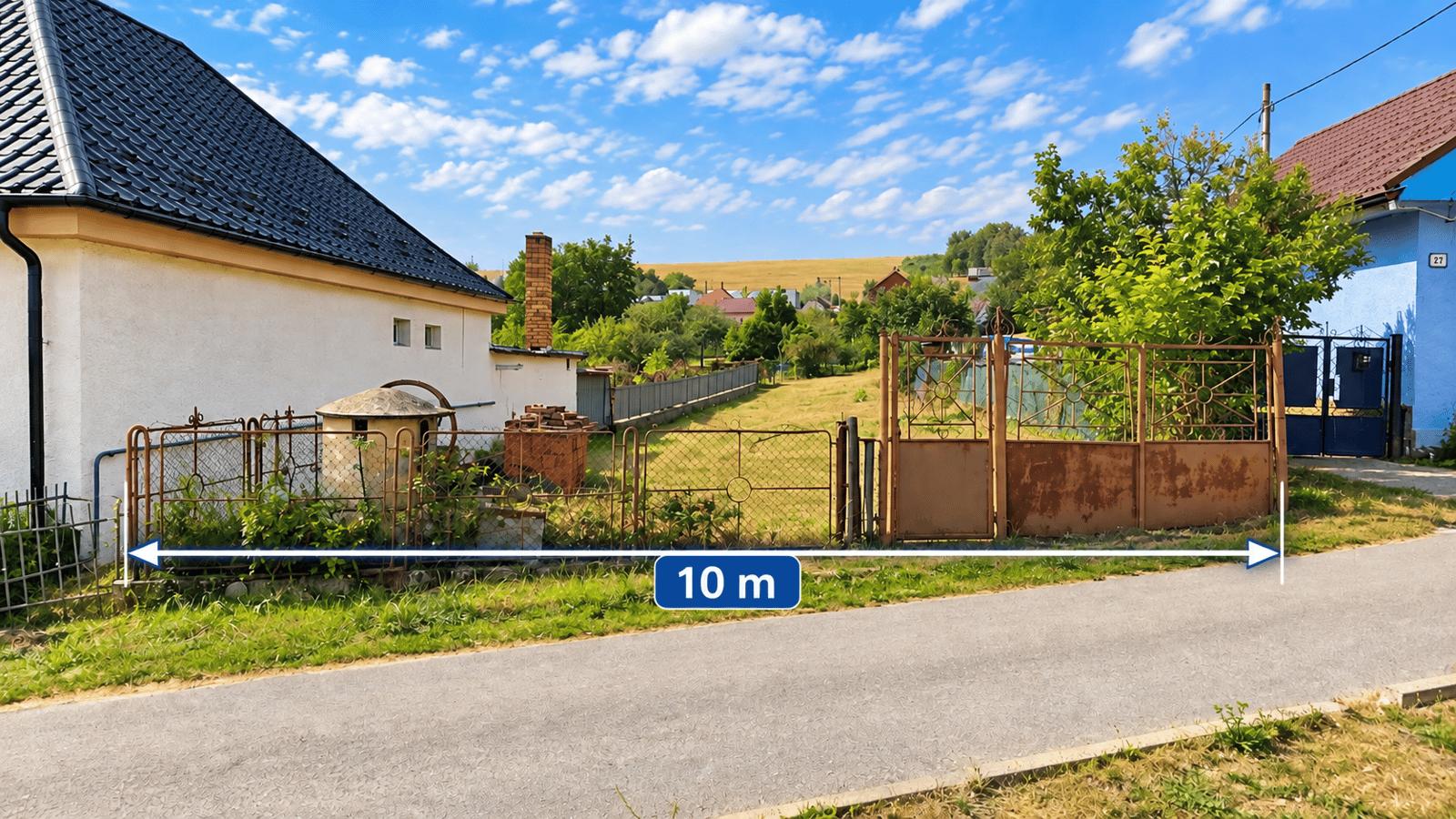 Na predaj stavebný pozemok v obci Baška – fotka 2